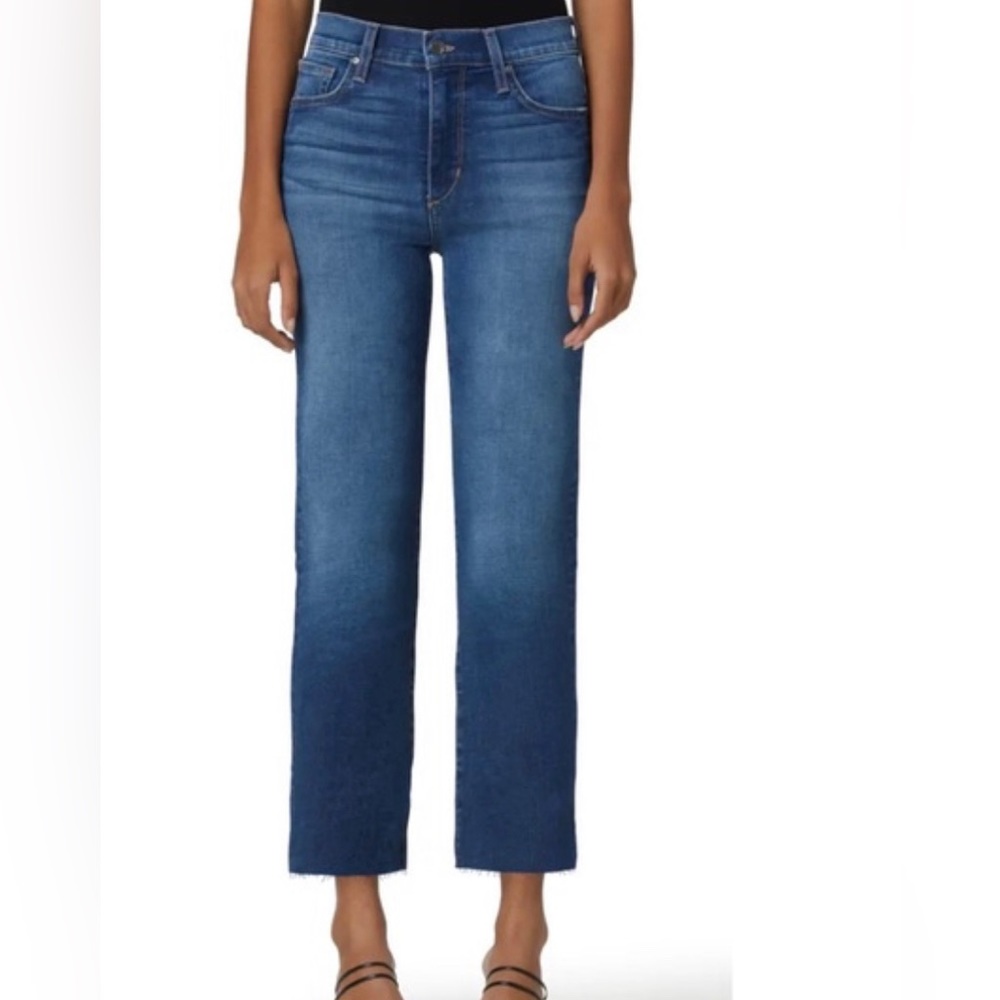 Joe's Women's Jeans Size 31 Blue High Rise Wide Leg Crop Shakira Wash NWT